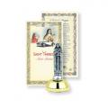  ST. THERESE AUTO STATUE WITH PRAYER CARD (2 PC) 